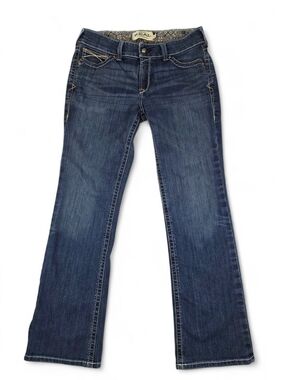 Ariat REAL Mid Rise Bootcut Jeans 31R Western Rodeo Ranchwear Stretch Denim